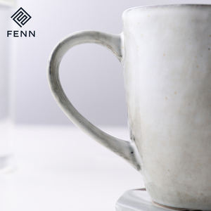 Novità del prodotto all'ingrosso FENN un pezzo cina fatta <span class=keywords><strong>tazza</strong></span> da caffè in ceramica di grandi dimensioni Vintage 450ml <span class=keywords><strong>tazza</strong></span> da tè in ceramica con bordo nero - Product Image 6