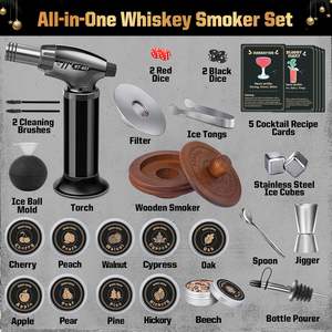 <span class=keywords><strong>Calendrier</strong></span> de l'<span class=keywords><strong>Avent</strong></span> du Whisky pour Hommes 2025 – Kit de 24 Jours de Whisky Bourbon et Infuseur Fumeur – Cadeau Parfait pour Mari – Outils de Bar - Product Image 3