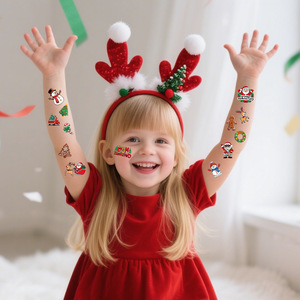 Christmas <b>LED</b> Headbands Party Favors Decoration Supplies Xmas Gifts Photo Booth <b>Tree</b> Snowman Reindeer Antlers Santa <b>Light</b> Hat - Product Image 1