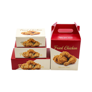 Boîte <span class=keywords><strong>en</strong></span> carton personnalisée pour poulet frit <span class=keywords><strong>KFC</strong></span>, boîte à ouverture facile pour poulet grillé entier, ailes de poulet, riz - Product Image 6