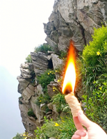 Allume-feu portable étanche et résistant au vent pour barbecue extérieur, cuisine de camping, cuisson et grillades