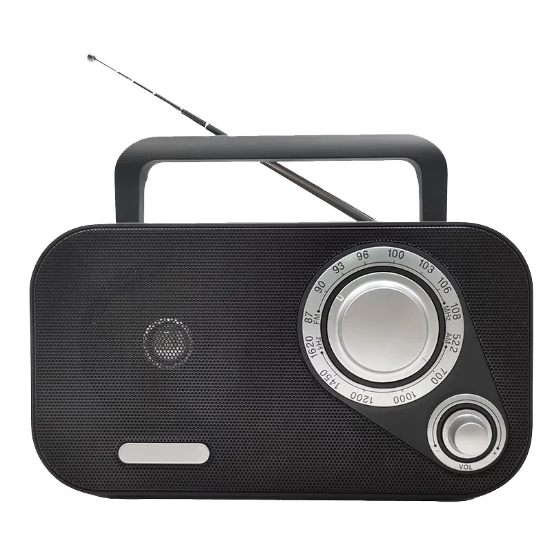 Factory supplied AM FM 2 band portable radio AC 220V power stereo sound loudspeaker radio receiver
