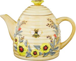 Bee Sweet 32 oz. Tetera de colmena <span class=keywords><strong>3</strong></span>-D de cerámica, multicolor para té/café/leche/mujeres/oficina/hogar/regalo (Jade) - Product Image 2