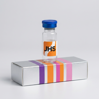 Caixa de Peptídeos Personalizada com Logotipo, Prata Fosca, Rígida, Luxuosa, Premium, Atacado de Fábrica, Dobrável, de Papelão, Pequena, 2ml, 3ml, 5ml, 10ml, 4ml, 10mg