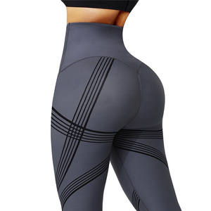 กางเกงโยคะแบบ2 in 1รัดรูปเอวสูงรัดรูปยกก้นพิมพ์3D แบบ2อิน1 - Product Image 2