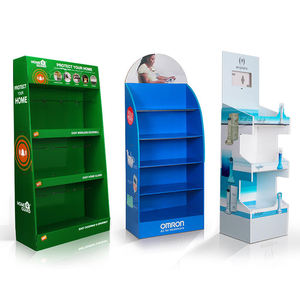 Exhibidores de Cartón Resistentes, Plegables, de Pie, para Minoristas, con Tamaño y Color Personalizables - Product Image 5