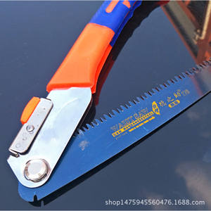 Scie pliante Tokunosuke 270 mm, manche bicolore, pour la taille des arbres fruitiers, utilisation en jardinage - Product Image 4