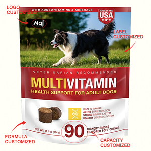 Suplemento Multivitamínico de Marca Privada <span class=keywords><strong>para</strong></span> <span class=keywords><strong>Perros</strong></span>, Suplemento <span class=keywords><strong>para</strong></span> el Cuidado de la Salud de las Mascotas, Masticables Blandos con Probióticos y Vitaminas <span class=keywords><strong>para</strong></span> <span class=keywords><strong>Perros</strong></span> - Product Image 2