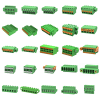 15EDGWC Borniers muraux traversants 3.81mm avec connecteur de prise de borne enfichable à cadre fixe à bride