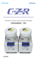 Porcelana fluorescente Kuraray, porcelana con efecto opalescente, polvo de porcelana para prótesis dentales, zirconia Noritake CZR Luster