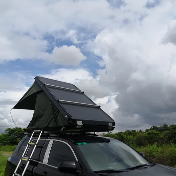 Tenda atap pabrik aluminium OEM, atasan atap mobil cangkang keras untuk Offroad Camper Van tenda atap