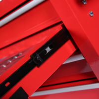 Chariot à outils CD-2204 avec ensemble d'outils à 4 tiroirs armoire en acier avec emballage solide et boîte à outils simple