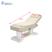 Mobilier de salon de beauté, lit spa électrique professionnel de luxe avec cils réglables, table de massage