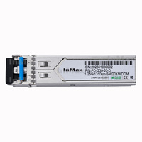 Transceivers Fibre Optique 1.25 Gbit/s SFP 20 km SMF 1310 nm LC Duplex DDM Compatibles Juniper Ubiquiti Networks Switches Universels