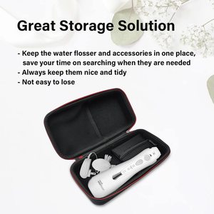 Étui de voyage rigide pour brosse à dents professionnelle Waterpik sans fil Advanced Water Flosser Nano <span class=keywords><strong>Sonic</strong></span> Professional EVA Bag & Case - Product Image 3