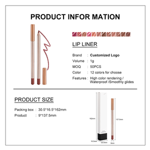 Lápiz Delineador de Labios Vegano 2025, Superventas, con Logotipo Personalizado, Resistente al Agua, Marca Privada - Product Image 6