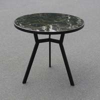 Table pliante portable moderne à trois pieds en plastique, idéale pour la cuisine, l'école et l'extérieur – Meuble d'extérieur très demandé