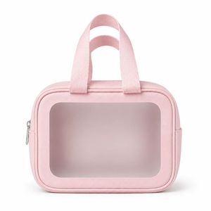 OEM ODM Custom Frosted PVC <b>Makeup</b> Bag Waterproof Travel Toiletry Pouch Beauty <b>Storage</b> Cosmetic Organizer Wholesale Factory - Product Image 1