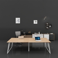 Pieds de bureau modernes en fer robuste, pieds de meubles pour bureau de direction, base de bureau, fourniture d'usine