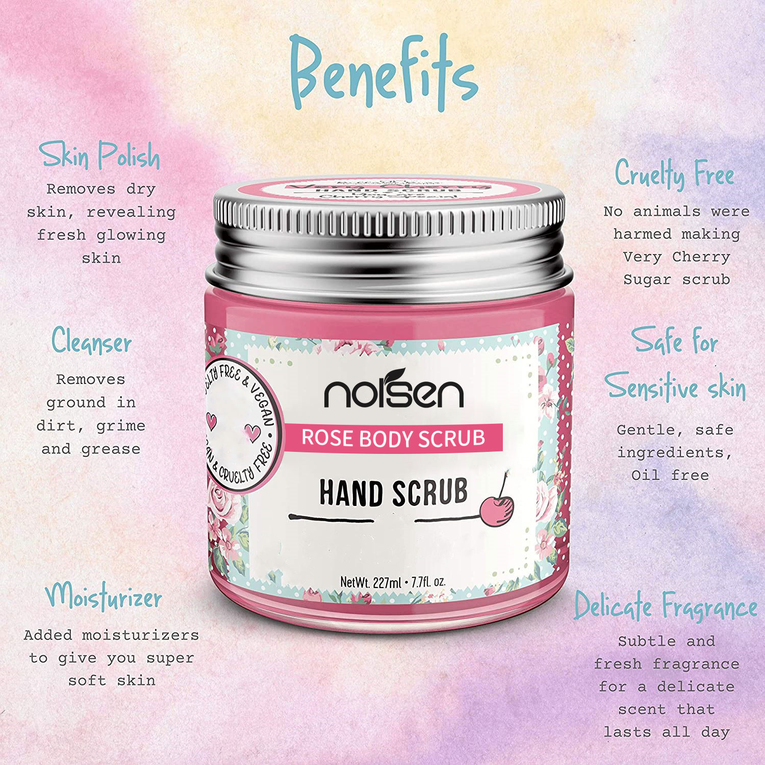 Hot Selling High Quality DEAD SEA SALT Hand Exfoliator Scrub Organic Firming Blemish Clearing Hand Scrub