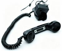 HS57 Headset Radio Ringan Over Ear dengan Mikrofon Boom dan Tombol PTT untuk Transceiver Genggam