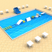 Jeux aquatiques gonflables pour piscine, pour enfants et adultes, parc aquatique, sport aquatique