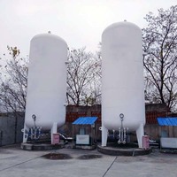 Réservoir de stockage de gaz naturel liquide cryogénique de 10 tonnes, pompe à valve, capacité de 20 tonnes d'azote liquide, réservoirs GNL en matériau S30408