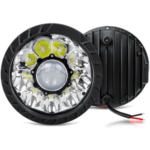 ไฟสปอร์ตไลท์ LED ทรงกลม 7 นิ้ว 9-80V 50W ไฟตัดหมอก LED แสงสูง-ต่ำ กำลังสูง ไฟส่องถนน ไฟสปอร์ตไลท์ LED สำหรับทำงาน - Product Image 2