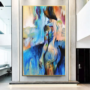 Decorazioni per la casa moderne per camera da letto Hotel comodino stampa Poster astratto Sexy corpo nudo tela pittura donne Poster Wall Art Picture - Product Image 1