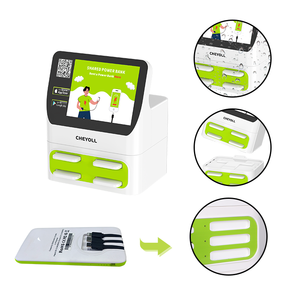 Station de recharge partagée 6 emplacements 5000 mAh à charge rapide, paiement POS NFC sans application requise, recharge solaire, <span class=keywords><strong>location</strong></span> de bureau - Product Image 4
