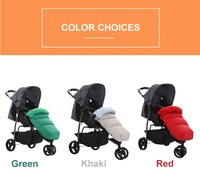Gigoteuse de luxe pour bébé 36 mois, imperméable, pour poussette, automne