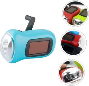 Hand Crank Generator 3 <b>LED</b> Small Torch <b>Light</b> for Kids Camping Outdoor Survival Portable Dynamo Earthquake Flashlight Solar - Product Image 1