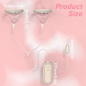 Succionador de Doble Cubierta con Fuertes Vibraciones y Bomba de Succión para Masturbación Femenina, Preliminares y Uso Compartido (Eléctrico) - Product Image 3