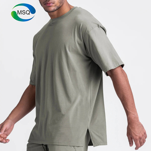 T-Shirt Sportiva da Uomo in Cotone con Logo Personalizzato, Nuovo Design, Vestibilità Ampia per Corsa, Fitness e Palestra - Product Image 1