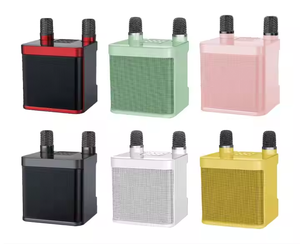 Mini haut-parleur karaoké avec micro, haut-parleur Bluetooth avec microphone, ensemble karaoké double micro, haut-parleur domestique - Product Image 2