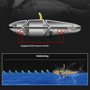 <span class=keywords><strong>Leurre</strong></span> <span class=keywords><strong>de</strong></span> pêche flottant japonais à trois sections, 11,5 cm, 23 g, <span class=keywords><strong>pour</strong></span> lancer à longue distance, <span class=keywords><strong>pour</strong></span> la pêche au bar noir - Product Image 3