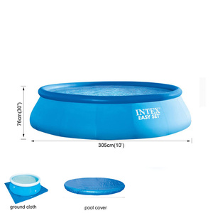 Piscina Familiar de Verano INTEX Azul de 10 Pies 305*76cm Capacidad 3853L PVC Montaje Fácil y Rápido Piscina Hinchable para Exterior - Product Image 6
