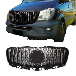 Grilles de pare-chocs de voiture en fibre de carbone, bandes décoratives, kit carrosserie racing, pare-chocs avant Mercedes Benz <span class=keywords><strong>Sprinter</strong></span> W906 GT 2013-2016 - Product Image 3