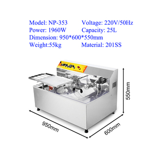 Qdmech thương mại sử dụng tự động sô cô la <span class=keywords><strong>tempering</strong></span> Máy sô cô la nóng chảy lớp phủ Vibrator máy - Product Image 2