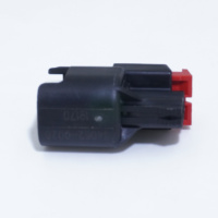 Connecteurs de véhicule étanches à 2 broches pour capteur de stationnement automatique inversé 34062-0028 avec contact en laiton et boîtier en nylon
