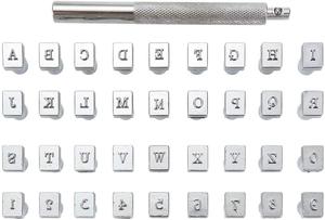 Bộ Dụng Cụ Đột Dập Chữ Và Số Bằng Kim Loại, Dụng Cụ Đột Dập Da Cho Đồ Da - Product Image 3