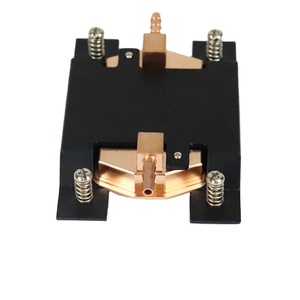 Radiador de ventilador de refrigeración de <span class=keywords><strong>CPU</strong></span> con interfaz USB de fábrica con luz LED, disipador de calor de aluminio, bloque de agua de cobre, tipo de aire en caja de embalaje - Product Image 1