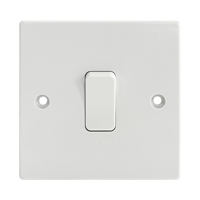 Prise murale 1 poste en bakélite (normes britanniques) certifiée CE RoHS, garantie 12 ans, courant max 10A (220V/250V)