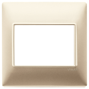 Vimar Wall <b>Switch</b> Plate Matte Champagne 14.5x9.5cm - Product Image 1