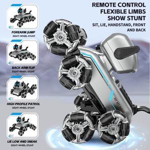 Voiture télécommandée tout-terrain 8 roues en métal pour enfants, avec détection gestuelle, chargeur inclus, jouet de cascade <span class=keywords><strong>et</strong></span> d'escalade pour garçons - Product Image 5