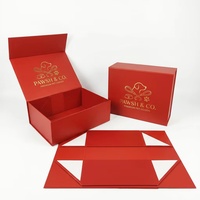 Cajas de Papel Rígido Plegables con Cierre Magnético y Estampado Dorado, Material Ecológico para Empaque de Sombreros y Camisetas
