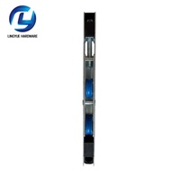 Roues en plastique Upvc Portes et fenêtres 16 larges Rouleau robuste Auto-réglable Double rainure Roue tête carrée