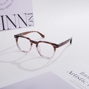 Gafas Ópticas Cuadradas de Acetato Ombre, Novedad 2026, Fabricante de Logotipos Personalizados, Venta al por Mayor de Gafas Graduadas - Product Image 5