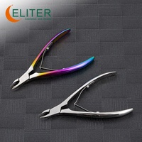 Pince à cuticules professionnelle Eliter Wholesale Hot Forging Full Jaw 5 mm pour ongles