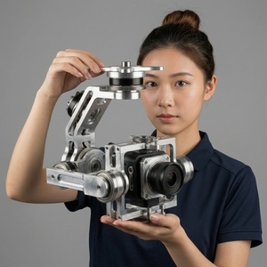 Lightweight Aluminum UAV <b>Gimbal</b> <b>Camera</b> Mount CNC Machined Flight Stabilizer Assembly for Drone Imaging - Product Image 2